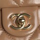 Chanel MINI FLAP BAG WITH TOP HANDLE AS5032 Shiny Lambskin Nude A