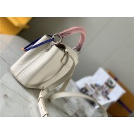 Louis Vuitton CAPUCINES MINI Taurillon/Lizard White M94048 High