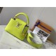 Louis Vuitton CAPUCINES MINI Taurillon Lime M59440 High