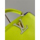 Louis Vuitton CAPUCINES MINI Taurillon Lime M59440 High