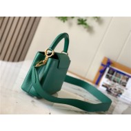 Louis Vuitton CAPUCINES MINI Taurillon Dk-Green M59440 High