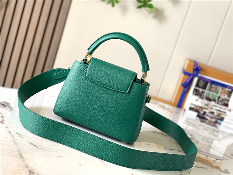 Louis Vuitton CAPUCINES MINI Taurillon Dk-Green M59440 High