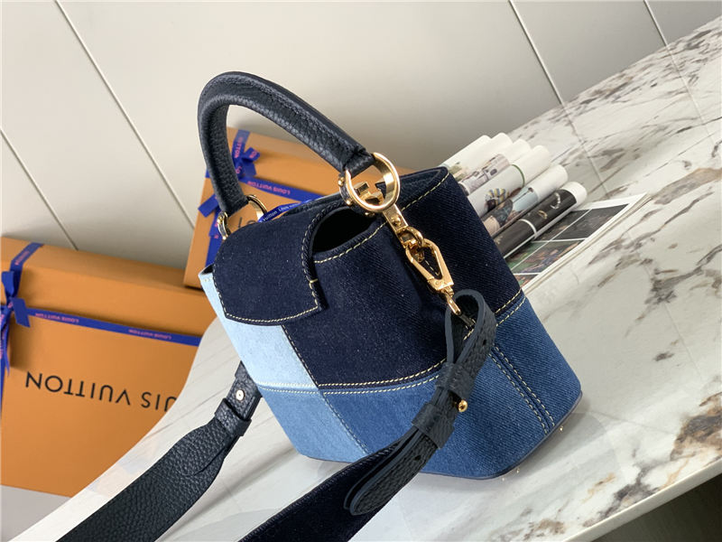 Louis Vuitton CAPUCINES MINI Denim M59268 High