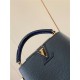 Louis Vuitton CAPUCINES MINI Taurillon Navy M80239 High