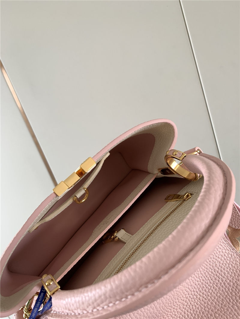 Louis Vuitton CAPUCINES BB Taurillon Pink M59597 High