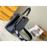 Louis Vuitton CAPUCINES BB Taurillon Navy M59597 High