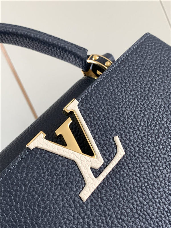 Louis Vuitton CAPUCINES BB Taurillon Navy M59597 High