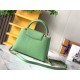 Louis Vuitton CAPUCINES BB Taurillon Green M59653 High