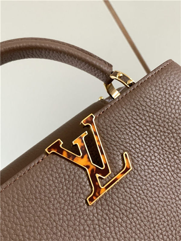 Louis Vuitton CAPUCINES BB Taurillon Taupe M58671 High