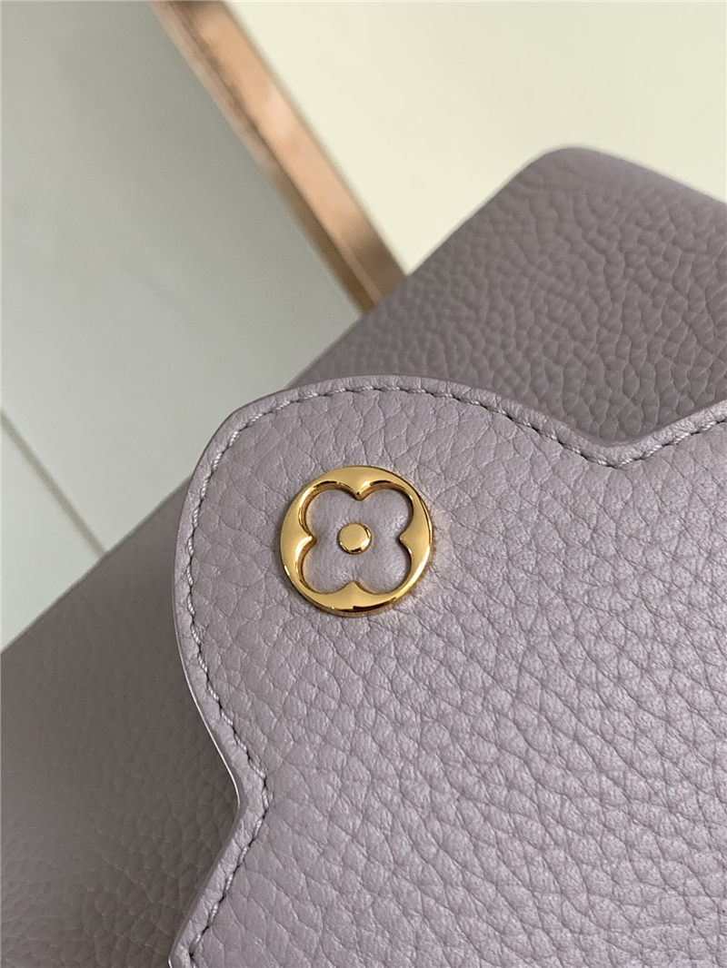 Louis Vuitton CAPUCINES BB Taurillon Lilac M58671 High