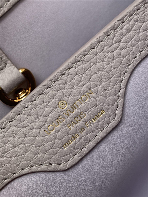 Louis Vuitton CAPUCINES BB Taurillon Lilac M58671 High