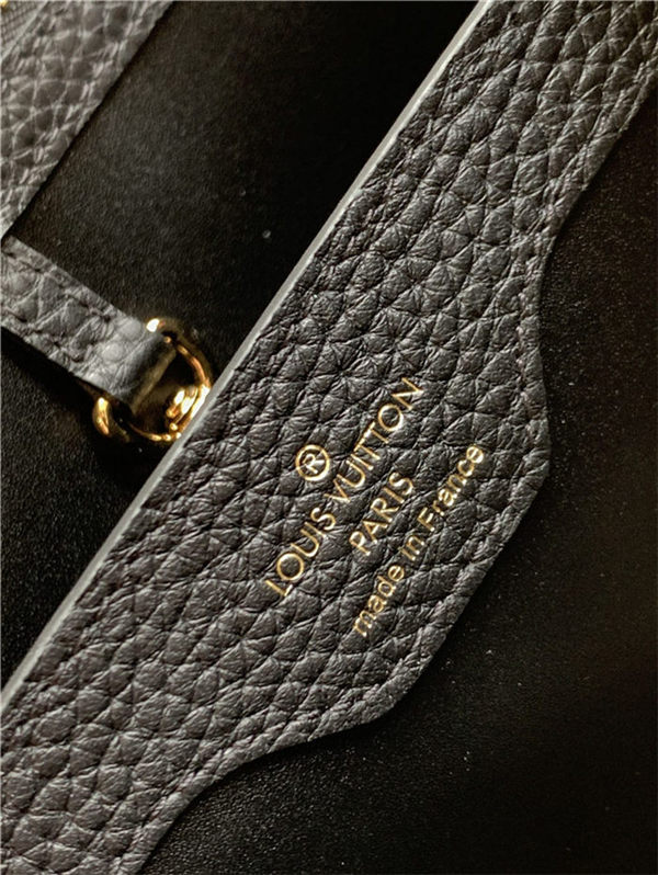 Louis Vuitton CAPUCINES BB Taurillon Black M59465 High