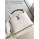 Louis Vuitton CAPUCINES BB Taurillon White M56399 High