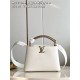 Louis Vuitton CAPUCINES BB Taurillon White M56399 High