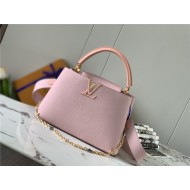 Louis Vuitton CAPUCINES MM Taurillon Pink M59209 High