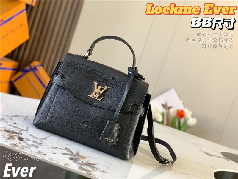 Louis Vuitton LOCKME EVER BB Black High