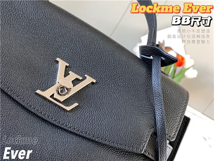 Louis Vuitton LOCKME EVER BB Black High