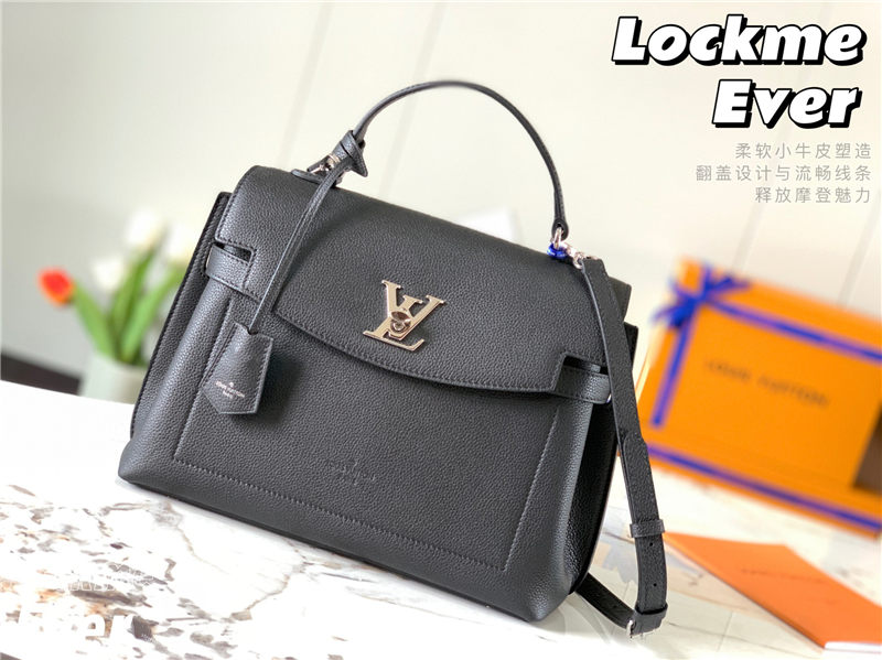 Louis Vuitton LOCKME EVER MM Black High