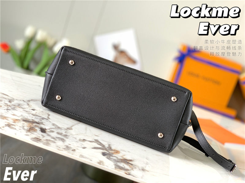 Louis Vuitton LOCKME EVER MM Black High