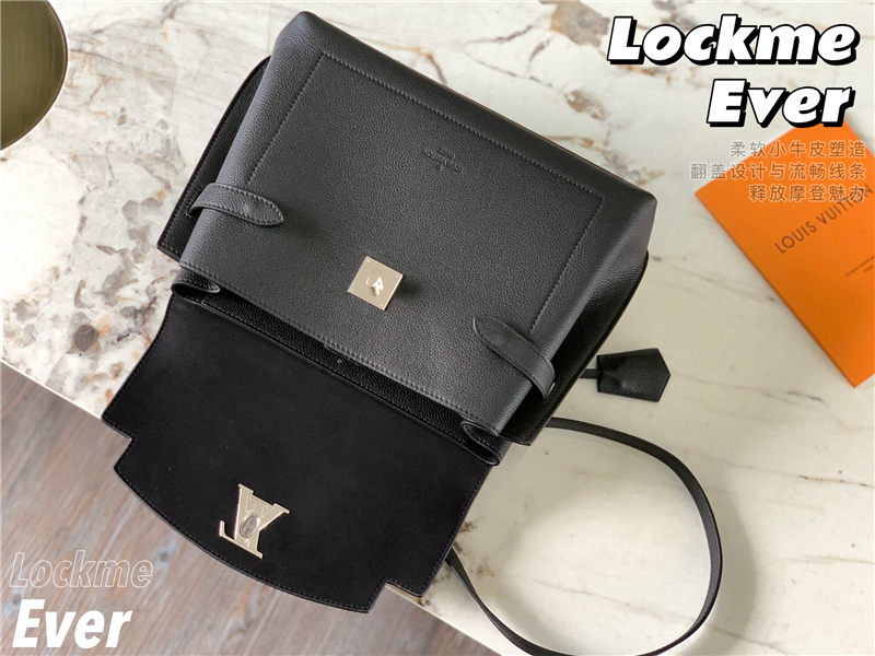 Louis Vuitton LOCKME EVER MM Black High