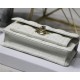 LADY Dior CHAIN POUCH Cannage Lambskin White High