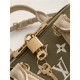 Louis Vuitton SPEEDY BANDOULIÈRE 20 Printed and embossed grained cowhide leather M46118 High