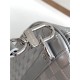 Louis Vuitton KEEPALL KEEPALL 50B Cowhide leather Silver N58041 High