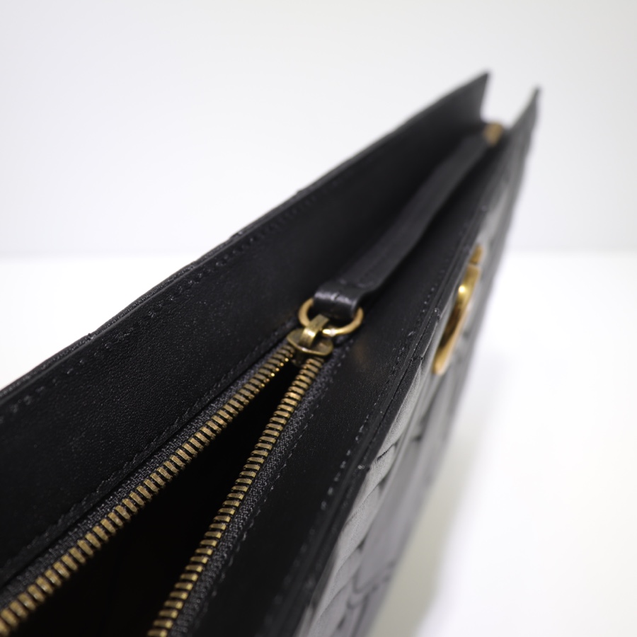 Gucci GG Marmont Matelasse Clutch 448450 Black High