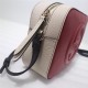 Gucci Soho Small Leather Disco Shoulder Bag 431567 Red/White High