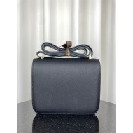 Hermes Mini Constance 18cm/24cm Epsom Bag WAX Black High