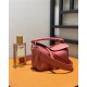 Mini Puzzle bag in satin calfskin Plumrose High