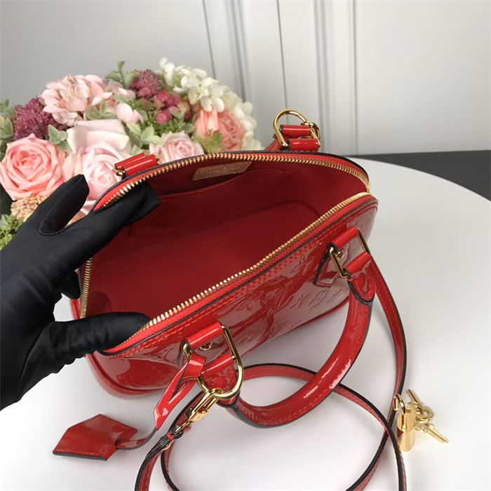 Louis Vuitton Alma BB Bag M91606 Red II High