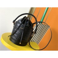 YSL Bucket Bag IN Crocodile High