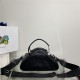 Prada Leather Prada Triangle bag 1BB082 Black High