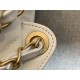 Chanel 22 BACKPACK Shiny Calfskin & Gold-Tone Metal AS3313 White High