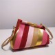 Fendi First Small Leather bag multicolor inlay High