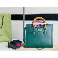 Gucci Diana small tote bag 702721 Green High