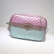 Gucci Laminated Leather Shoulder Bag 541061 Pink/Blue High