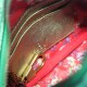 Gucci Laminated Leather Mini Shoulder Bag 534951 Green/Red High