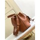 Louis Vuitton LOCKME BUCKET BAG Grained calf leather M57688 High