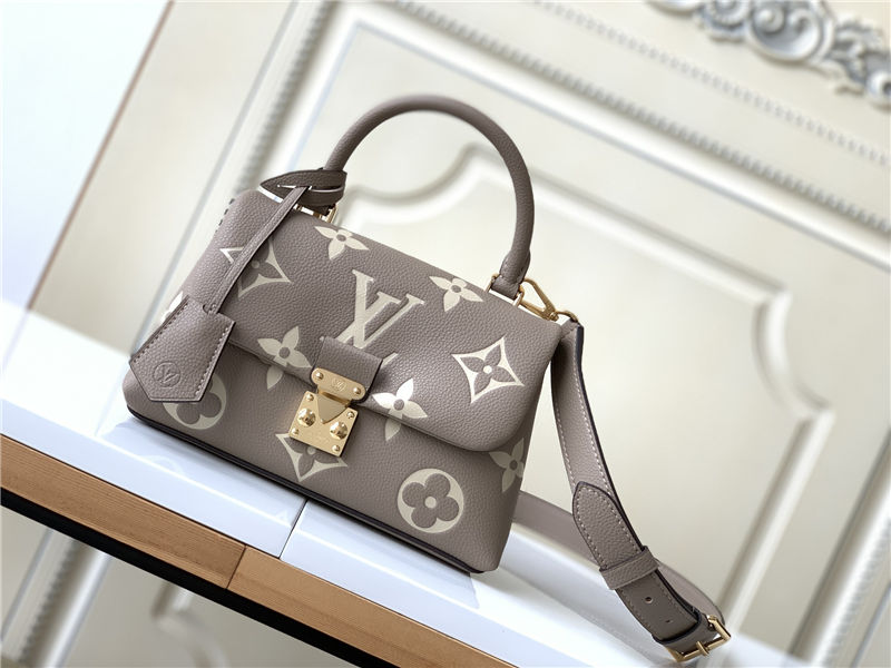 Louis Vuitton MADELEINE BB Embossed, grained cowhide leather M45978 High