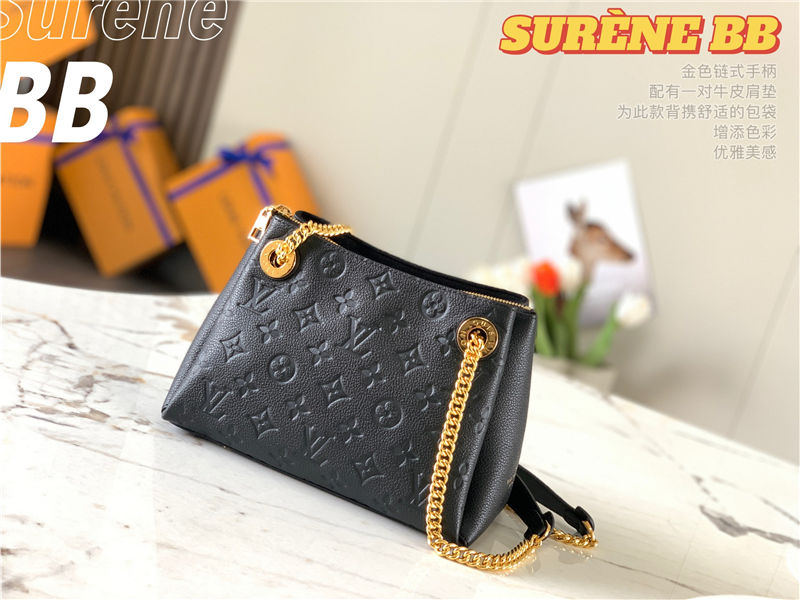 Louis Vuitton Surene BB Monogram Empreinte M43746 Black High