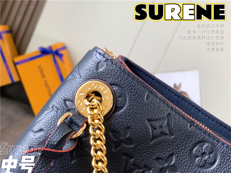 Louis Vuitton Surene MM Monogram Empreinte M43748 Navy High