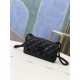 Mini Flap Bag Grained Calfskin Black Black A