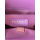 BOY Chanel HANDBAG Grained Calfskin Purple Matt-Gold Metal High