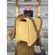 BOY Chanel HANDBAG Grained Calfskin Yellow Anti-Gold Metal High