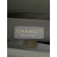 BOY Chanel HANDBAG Grained Calfskin Grey Matt-Gold Metal High