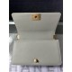 BOY Chanel HANDBAG Grained Calfskin Grey Matt-Gold Metal High