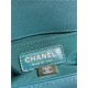 SMALL BOY Chanel HANDBAG Grained Calfskin Green Matt-Gold Metal High