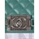 SMALL BOY Chanel HANDBAG Grained Calfskin Green Anti-Silver Metal High